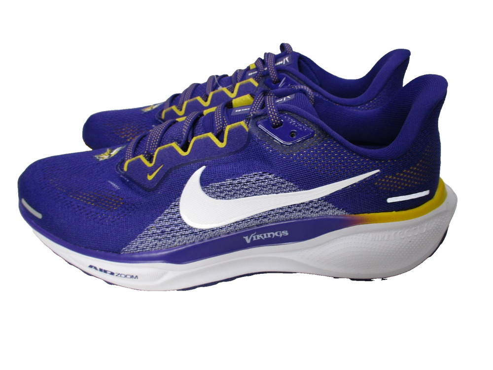 Nike NFL x Air Zoom Pegasus 41 Minnesota Vikings Shoes Mens sz 9 Womens sz 10.5